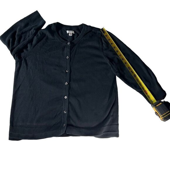 Croft & Barrow Black Cardigan Size L, SKU: 123-4386 - Picture 7 of 7